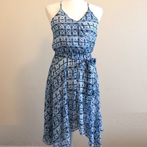 BANANA REPUBLIC Summer Beach Blue Dress XS extra small size
